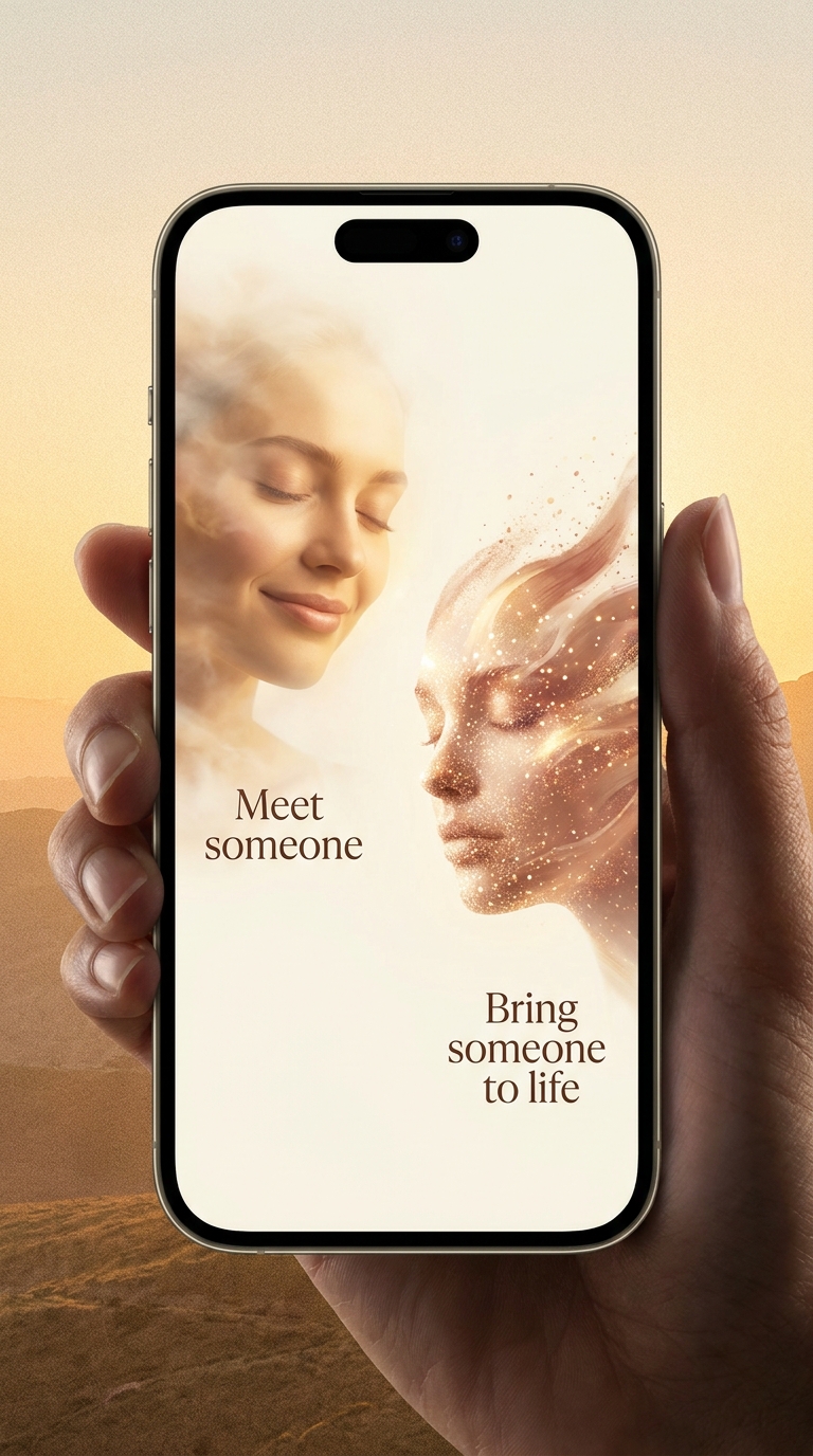 Phone: Meet someone / Bring someone to life